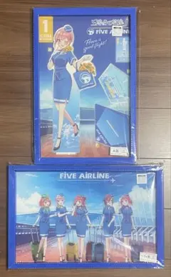 きゃらっとくじ五等分の花嫁 FIVE AIRLINE 特大アクリルスタンド 一花