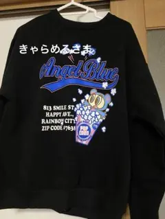 Angel Blue エンジェルブルー　 ポップコーンデザイン Mトレーナー