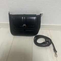 RETRO GIRL レトロガール ショルダーバッグ 黒 フェイクレザーのサムネイル