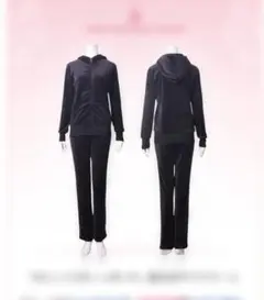 model-style fitness ジャージ サウナスーツ ネイビー L