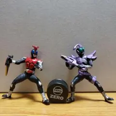 仮面ライダーカブトアクションポーズ「仮面ライダーカブト＆サソード」セット※訳有品