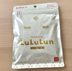 LuLuLun 新潟限定 そよぐ稲穂の香り フェイスマスク パック