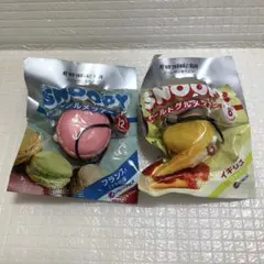 ペプシ　スヌーピー ワールドグルメツアー　 フランスマカロン・イギリススコーン