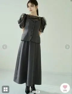 snidel ジレコルセットジャンスカ