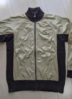 adidasアディダスオリジナルス ジャージ Mサイズ 金 茶