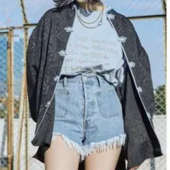 Jouetie チャイナ ルーズシャツ オーバーサイズ シャツ