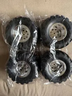 Kyosho マッドワゴン ラジコン用 タイヤ ホイール 4本セット 値下げKyosho マッドワゴン ラジコン用 タイヤ ホイール 4本セット