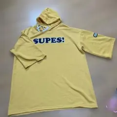 SUPES! ロゴ パーカー 七分丈イエローのサムネイル