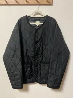 キルティングジャケット ブラック