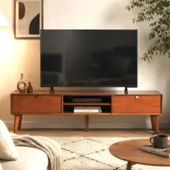 稀少 ウニコ unico SIGNE シグネ テレビボード W1600 ブラウン - メルカリ