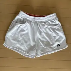 YONEX ホワイト レディース　ショートパンツ L