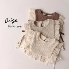 SALE❣新品未使用　韓国子供服　ワッフルベスト　フリーサイズ