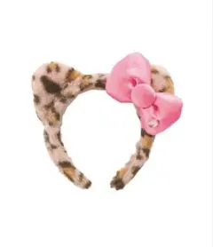 ユニバ USJ ハローキティ カチューシャ ヒョウ柄