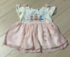 【新品】キミとアイドルプリキュア♫　半袖ワンピース100サイズ　ピンク タグ付きのサムネイル