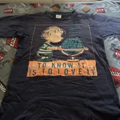 レトロなチャーリーブラウンTシャツ Mサイズ