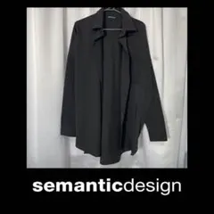 semantic design セマンティックデザイン シャツ ロングのサムネイル