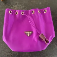 PRADA ノベルティポーチ　パープル　新品未使用
