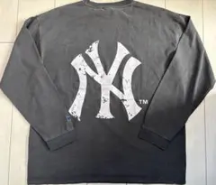 新品　LL サイズ　MLB ヤンキース　長袖Tシャツ　インディゴのサムネイル