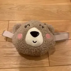 クマの顔ウエストポーチ