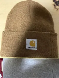 carhartt ブラウン ニット帽