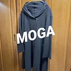 MOGA フード付きロングコート 黒　サイズ3のサムネイル
