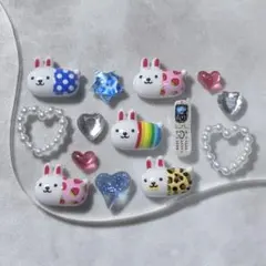 【 新品 】大人気❣️ ウサコレフレンズ ウサコレ 平成女児 ネイルパーツのサムネイル