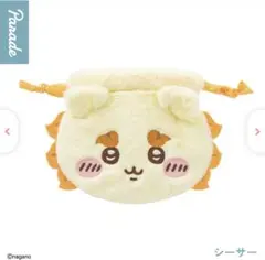 き*う様 ちいかわおかお巾着① シーサー