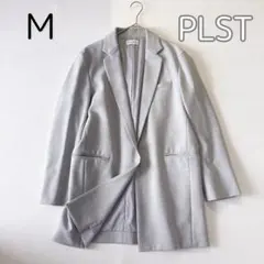 PLST プラステ チェスタージャケットコート グレー M