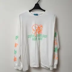 未使用　エンジェルブルー　ナカムラ袖プリントTシャツ