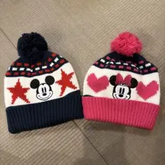 ディズニーリゾート☆ミッキーミニーニット帽お揃い