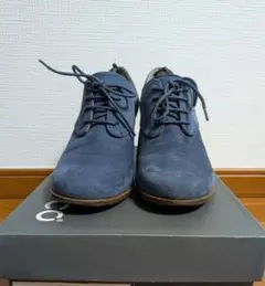 ecco ネイビー ヒール付き 靴 37
