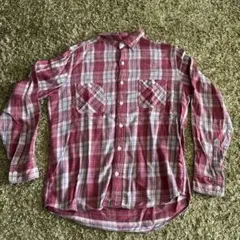 green label relaxing チェックシャツ