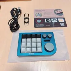 DOIO KB16 マクロパッド 有線キーボード本体 青