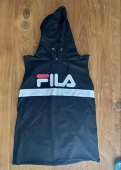 FILA M size ノースリーブパーカー 블랙