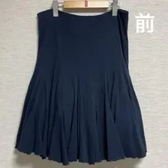 Ralph Lauren ラルフローレン　黒フレアスカート ひざ丈　cottonのサムネイル