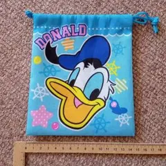 巾着　ドナルドダック　ドナルド　ディズニー