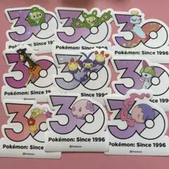 ポケモン 30周年 ステッカー 韓国 メガフェス まとめ売り - メルカリ