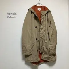 【アーノルドパーマー】 ダウンジャケット ベージュ　厚手　b525