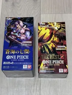 ワンピースカード 「蒼海の七傑」「THE BEST Vol.2」2BOX - メルカリ