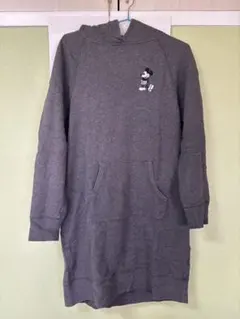 ユニクロ ディズニー ミッキー ロング ワンピース スウェット パーカー