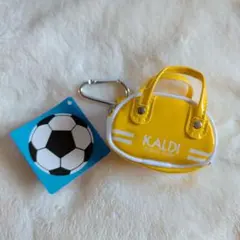 カルディ　レトロスポーツバッグ　黄色