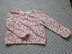 Petit Bateau 花柄カーディガン　4ans/104cm