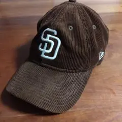 New Era SD ブラウン コーデュロイキャップ