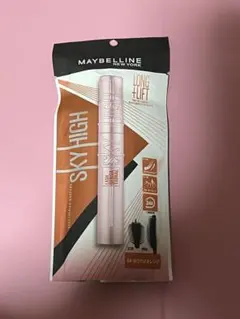 メイベリン　マスカラ　スカイハイ　【04 ゆうやけオレンジ】　ウォータープルーフ