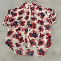 RADIATE 花柄シアーブラウスシースルーシャツM ヤマダヤのサムネイル