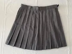 プリーツスカート　グレー　レディース　M