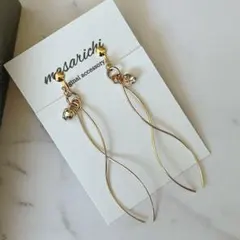 【クリップ イヤリング 】2点目-100円 ピアス 変更可 ゆらゆら ストーン