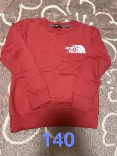 140 THE NORTH FACE 赤 トレーナー トップス