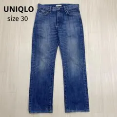 ◆ UNIQLO ユニクロ UJ レギュラーフィット ストレートジーンズ 30