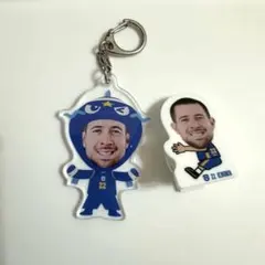 滋賀レイクス 市岡ショーン アクリルキーホルダー 抱っこちゃんクリップ